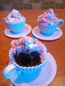 Afternoon tea cupcakes