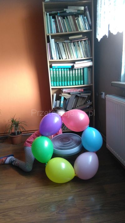 balony na podłodze