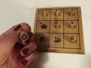 Drewniana gra kółko i krzyżyk elefun 3